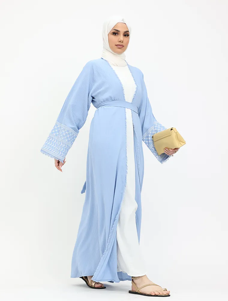 Blue Keffiyeh 2 Piece
